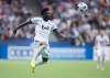 Vancouver Whitecaps' Alphonso Davies receives a pass during the second half of an MLS soccer game against the Portland Timbers in Vancouver, on Sunday October 28, 2018. THE CANADIAN PRESS/Darryl Dyck