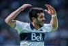 Vancouver Whitecaps' Felipe Martins (8) reacts after a play against the Seattle Sounders during the second half MLS soccer action in Vancouver on Saturday March 30, 2019. Martins says the Vancouver Whitecaps' poor start won't necessarily define their season. THE CANADIAN PRESS/Ben Nelms
