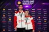 WCF/Céline Stucki photo
Colton Lott and Kadriana Sahaidak of Winnipeg Beach won gold in mixed doubles at the Curling World Cup 2018/19 in Jönköping, Sweden.