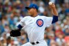 Chicago Cubs starter Jose Quintana delivers a pitch during the second inning of a baseball game against the Milwaukee Brewers Friday, Aug 30, 2019, in Chicago. (AP Photo/Paul Beaty)