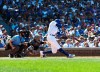 Chicago Cubs' Jason Heyward (22) hits a two-run home run against the Pittsburgh Pirates during the fifth inning of a baseball game, Sunday, July, 14, 2019, in Chicago. (AP Photo/David Banks)