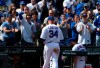 Chicago Cubs starting pitcher Jon Lester (34) leaves the game against the Pittsburgh Pirates during the third inning of a baseball game, Monday, April 8, 2019, in Chicago. (AP Photo/David Banks)