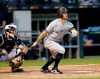 New York Yankees' Brett Gardner watches his two-run home run against the Chicago White Sox during the fourth inning of a baseball game Thursday, June 13, 2019, in Chicago. (AP Photo/Nuccio DiNuzzo)