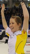 MICHAEL BURNS ARCHIVES 
Skip Kaitlyn Lawes and her Canadians will play Switzerland today.