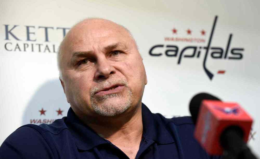 AP Photo/Susan Walsh
Washington Capitals coach Barry Trotz speaks to reporters at Kettler Capitals Iceplex in Arlington, Va., Friday, May 15, 2015.
