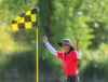 SASHA SEFTER / WINNIPEG FREE PRESS
Colwyn Abgrall raises his hands in victory on the final hole of the final round of the Manitoba Mens Amateur Championship held at the Quarry Oaks Golf Course in Steinbach, Thursday.