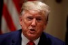 President Donald Trump participates in a briefing with senior military leaders in the Cabinet Room at the White House in Washington, Monday, Oct. 7, 2019. (AP Photo/Carolyn Kaster)