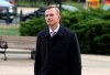David Holmes, a career diplomat and the political counselor at the U.S. Embassy in Kyiv, Ukraine, arrives on Capitol Hill, Friday, Nov. 15, 2019, in Washington, to testify before congressional lawmakers as part of the House impeachment inquiry into President Donald Trump. (AP Photo/Jose Luis Magana)