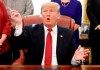 President Donald Trump speaks during a meeting with American manufacturers in the Oval Office of the White House, Thursday, Jan. 31, 2019, in Washington. Trump was signing an executive order pushing those who receive federal funds to 