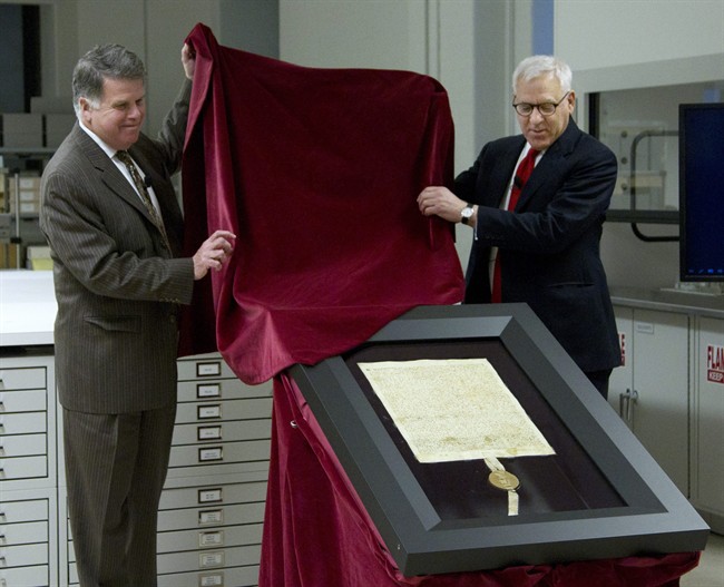 National Archives to put only US copy of Magna Carta back on view after ...