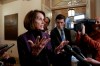 Speaker of the House Nancy Pelosi, D-Calif., takes questions from reporters, Friday, Jan. 18, 2019, on Capitol Hill in Washington. (AP Photo/J. Scott Applewhite)