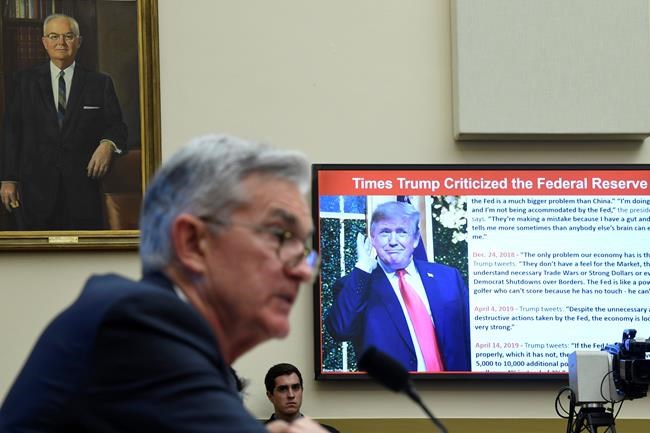 Federal Reserve Chairman Jerome Powell testifies before the House Financial Services Committee on Capitol Hill in Washington, Wednesday, July 10, 2019. (AP Photo/Susan Walsh)