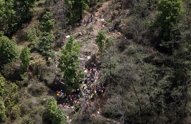 Bus plunges off highway in Nepal, killing 17 Indian pilgrims and ...