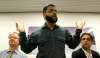 AKIRA SUEMORI / The Associated Press
Former Guatanamo detainee Moazzam Begg, who was released in 2005, speaks during a session of the Convention Modern Liberty at the Institute of Education in London, Saturday, Feb. 28, 2009.