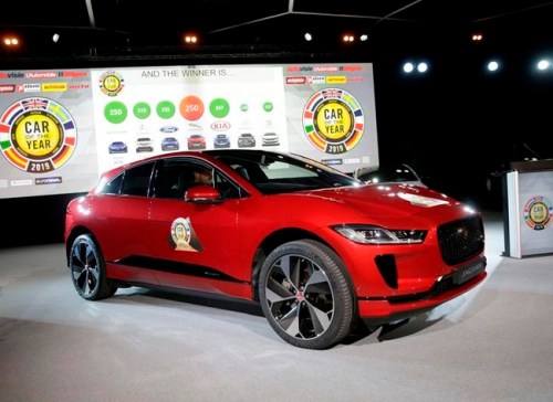 The Jaguar I-Pace model was elected 