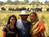 From left: Hannah, Doug and Naomi Enns