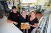 Delightful: Val Mikos (from left), Voula Mikos and Patty Mikos. (Daniel Crump / Winnipeg Free Press)