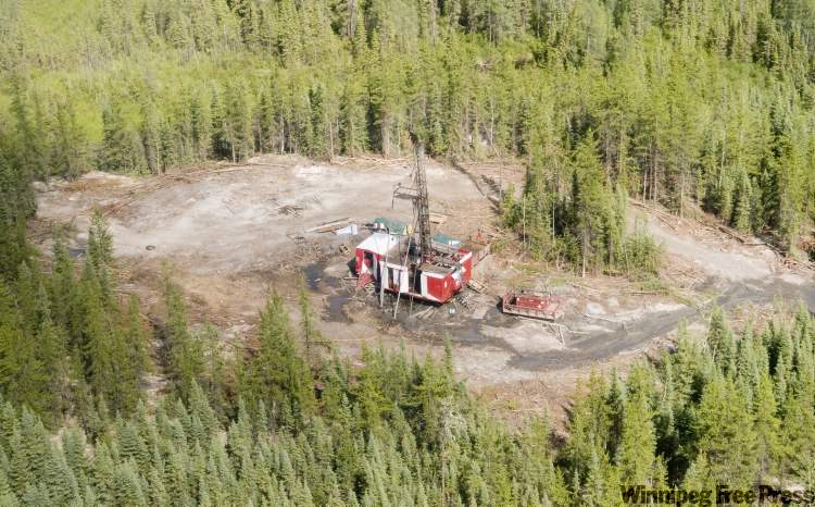 DAVID LIPNOWSKI / WINNIPEG FREE PRESS Archives
Early work takes place on the Lalor mine at Snow Lake in 2009.