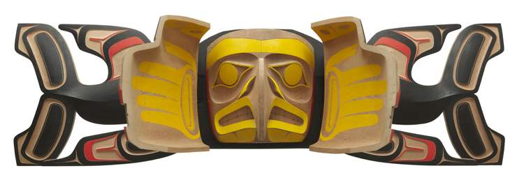Trevor Mills, Vancouver Art Gall
Killer Whale Transforming into a Thunderbird by Robert Davidson