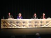 Winnipeg South Centre candidates spar during a debate at the Asper Jewish Community Campus Wednesday night.