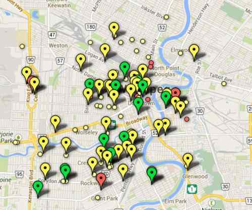 INTERACTIVE MAP: Where to eat — or avoid — in Winnipeg