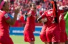 Canada's Christine Sinclair (12) celebrates her team's win over China during FIFA Women's World Cup action in Edmonton, Alta., on Saturday June 6, 2015. THE CANADIAN PRESS/Jason Franson