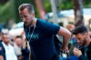 Tottenham's Harry Kane arrives at his hotel in Madrid, Spain, Wednesday, May 29, 2019. Madrid will be hosting the final again after nearly a decade, but the country's streak of having at least one team playing for the European title ended this year after five straight seasons, giving home fans little to cheer for when Tottenham faces Liverpool at the Wanda Metropolitano Stadium on Saturday. (AP Photo/Bernat Armangue)