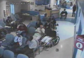 CP
A video camera shows Sinclair in the emergency room of HSC, where he died after a long and painful wait for help that never came.