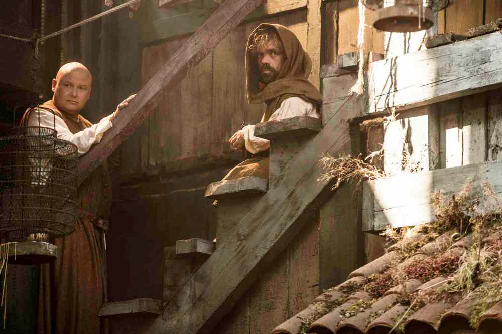HBO
From left, Conleth Hill as Lord Varys and Peter Dinklage as Tyrion Lannister in 'Game of Thrones.