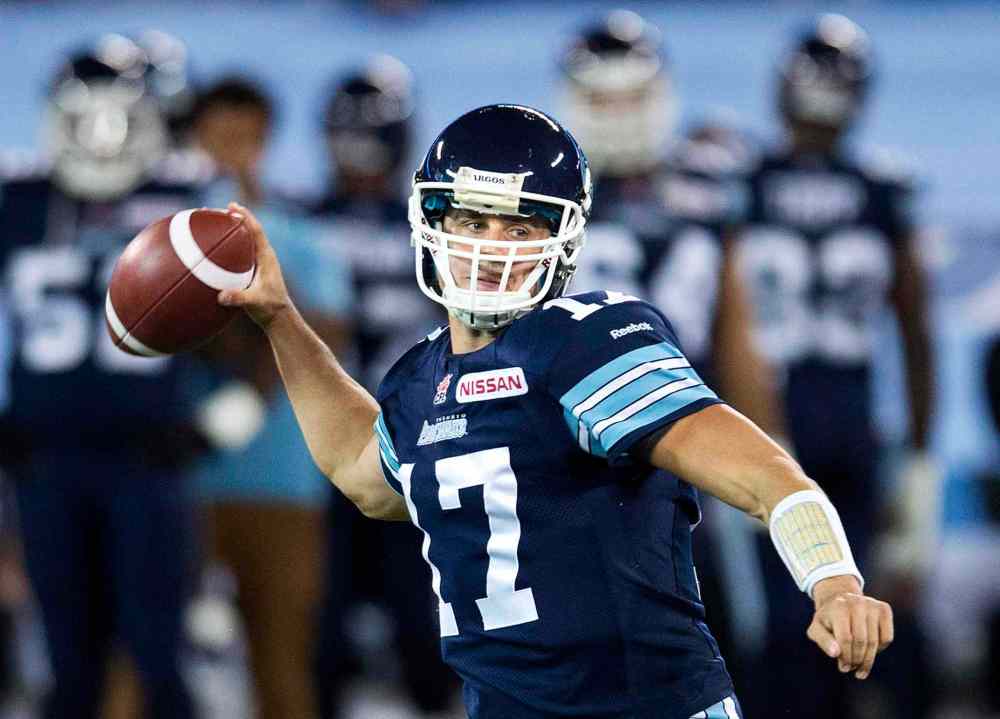 NATHAN DENETTE / THE CANADIAN PRESS FILES
Zach Collaros