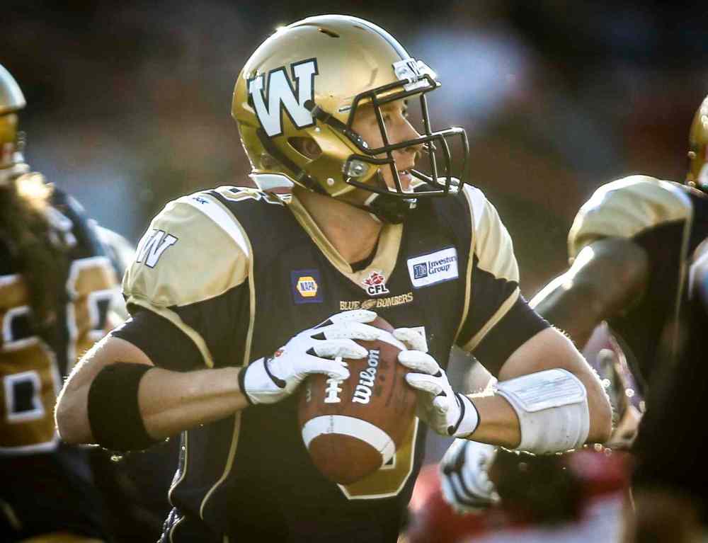 Jeff McIntosh / The Canadian Press Files
Winnipeg Blue Bombers' quarterback Drew Willy