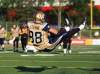 Aaron Lynett / The Canadian Press
Receiver Jade Etienne makes an acrobatic catch during first-half action on Saturday night. Other Blue Bomber highlights on offence were few and far between.