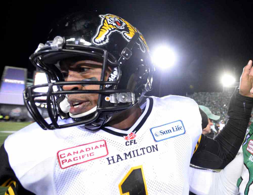 FRANK GUNN / The Canadian Press Archives
Hamilton Tiger-Cats quarterback Henry Burris