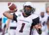 Graham Hughes / Canadian Press Archives
Ottawa Redblacks' quarterback Henry Burris throws a pass against the Montreal Aloutttes during first half CFL action in Montreal on June 20. The veteran QB will lead the expansion team when they play their first real game Thursday in Winnipeg.