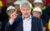 ADRIAN WYLD / THE CANADIAN PRESS
Conservative leader Stephen Harper speaks during a campaign stop at a steel manufacturer in Burlington, Ont., on Tuesday.