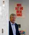 ADRIAN WYLD / THE CANADIAN PRESS
Stephen Harper enters the offices of Facebook to interact with his supporters online.