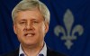 Sean Kilpatrick / The Canadian Press
Conservative Leader Stephen Harper delivers a speech at a rally in Quebec City on Sunday.