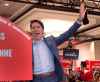 Liberal Leader Justin Trudeau wears a protective vest under his shirt as he arrives at a rally in Mississauga, Ont., Saturday, Oct. 12, 2019. The Rally was delayed for 90 minutes due to a security issue. THE CANADIAN PRESS/Frank Gunn
