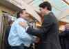 Adrian Wyld / The Canadian Press
Assembly of First Nations National Chief Perry Bellegarde, left, greets Prime Minister Justin Trudeau at the Assembly of First Nations Special Chiefs Assembly Tuesday, Dec. 8, 2015 in Gatineau, Que.