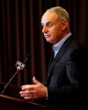 Rob Manfred, commissioner of Major League Baseball, speaks during a news conference at owners meetings Friday, Feb. 8, 2019, in Orlando, Fla. (AP Photo/John Raoux)