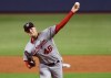 Washington Nationals starting pitcher Patrick Corbin throws to a Miami Marlins batter during the first inning of a baseball game Wednesday, June 26, 2019, in Miami. (AP Photo/Jim Rassol)