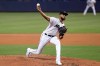 Miami Marlins starting pitcher Sandy Alcantara throws during the second inning of a baseball game against the Kansas City Royals, Sunday, Sept. 8, 2019, in Miami. (AP Photo/Lynne Sladky)
