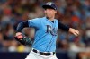 Tampa Bay Rays starting pitcher Blake Snell throws against the Texas Rangers during the second inning of a baseball game Sunday, June 30, 2019, in St. Petersburg, Fla. (AP Photo/Mike Carlson)