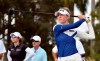 Nelly Korda tees off on the ninth hole during the 2019 CME Group Tour Golf Championship at the Tiburón Golf Club, Friday, Nov. 22, 2019 in Naples, Fla. (Chris Tilley/Naples Daily News via AP)