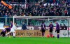 Empoli's midfielder Rade Krunic (not in pic) scores his team's first goal during the Italian Serie A soccer match between Fiorentina and Empoli, at the Artemio Franchi stadium in Florence, Italy, Sunday, Dec. 16, 2018. (Claudio Giovannini/ANSA via AP)