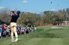 Rory McIlroy, of Northern Ireland, tees off on the second hole during the first round of the Arnold Palmer Invitational golf tournament Thursday, March 7, 2019, in Orlando, Fla. (AP Photo/Phelan M. Ebenhack)