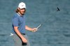 Tommy Fleetwood, of England, acknowledges the crowd after making a putt on the sixth green during the first round of the Arnold Palmer Invitational golf tournament Thursday, March 7, 2019, in Orlando, Fla. (AP Photo/Phelan M. Ebenhack)