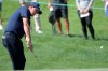Phil Mickelson chips onto the second green during the second round of the Arnold Palmer Invitational golf tournament at Bay Hill, Friday, March 8, 2019, in Orlando, Fla. (AP Photo/Phelan M. Ebenhack)
