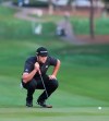 Jon Rahm lines up a putt on the first hole during the first round of the Valspar Championship golf tournament in Palm Harbor, Fla., Thursday, March 21, 2019. (Dirk Shadd/Tampa Bay Times via AP)