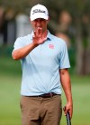 Adam Scott, of Australia, lines up a putt on the third hole during the Pro-Am of the Honda Classic golf tournament, Wednesday, Feb. 27, 2019, in Palm Beach Gardens, Fla. (AP Photo/Wilfredo Lee)